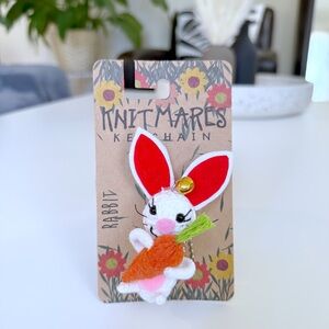Siam Mandalay Rabbit Knitmares Keychain Handmade in Thailand